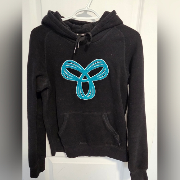 TNA Black Hoodie with Subtle Design - Picture 3 of 8